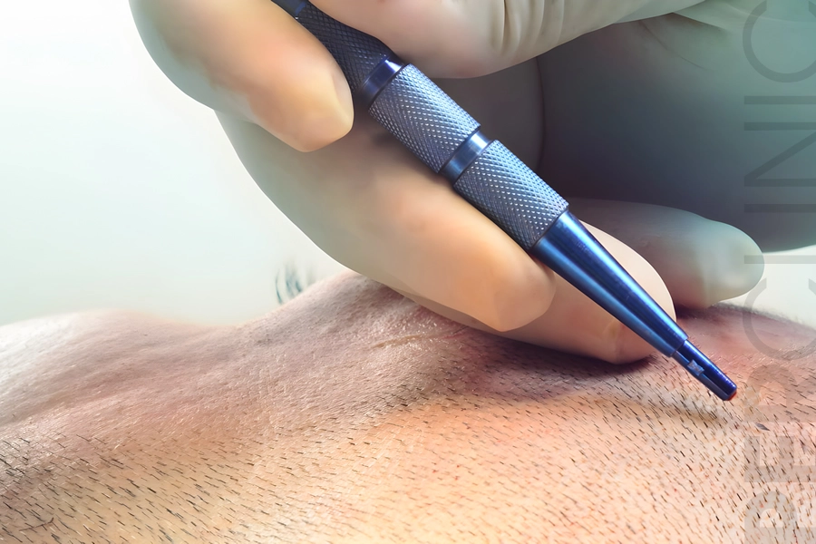 best technique in USA to take out hair grafts , modern latest hair transplant technique